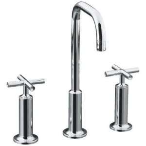 Kohler K 14408 3 Purist Widespread Bathroom Faucet with High Spout and 