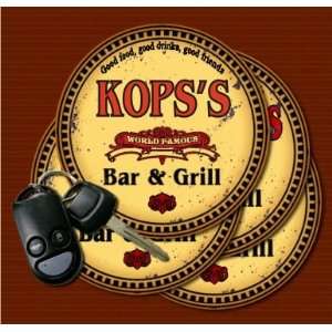  KOPS Family Name Bar & Grill Coasters: Kitchen & Dining