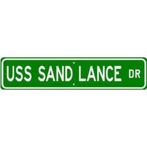  USS SAND LANCE SSN 660 Street Sign   Navy Sports 