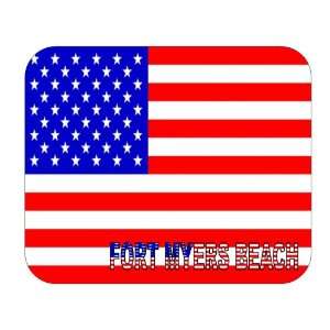  US Flag   Fort Myers Beach, Florida (FL) Mouse Pad 