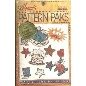  Party Time All Purpose Craft Pattern Pak By Aleenes 