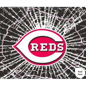    Cincinnati Reds Shattered Mini Cutz Window Decal