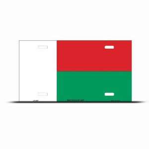  Madagascar Flag License Plate Wall Sign Tag Automotive