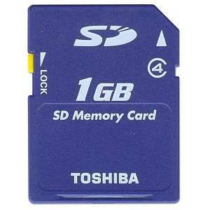   Toshiba 1GB Class 4 High Speed Type Secure Digital Card Electronics