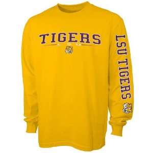 LSU Tigers Gold Standard Long Sleeve T shirt  Sports 