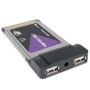  2 port USB 2.0 CardBus PC Card Electronics