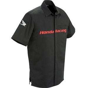  Joe Rocket Honda Pit Shirt   X Small/Black Automotive