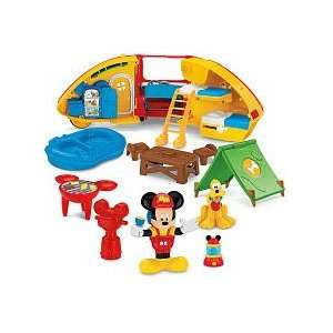   Playset Bonus Includes Mickeys Camper and Tent Toys & Games