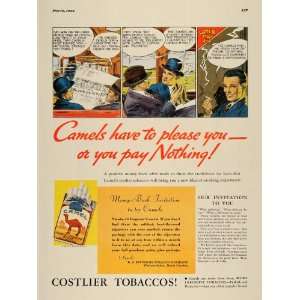  1936 Ad R. J. Reynolds Tobacco Camel Cigarettes Comic 