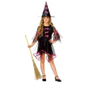   Girls Neon Witch Halloween Costume Size Small: Toys & Games