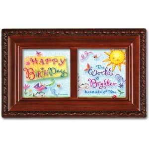  Cottage Garden Music and Jewelry Box  Happy Birthday song 