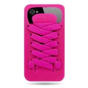 CENTRAL Brand Silicone HOT PINK Gel Skin Sleeve With Shoe Lace Design 