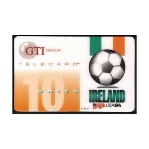   Phone Card 10u World Cup Soccer (1994) Ireland 