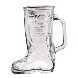  162U   Glass Boot Beer Mug   12.5 Ounce 