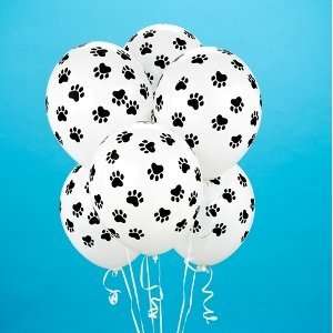  Paw Print Balloons (6) Party Supplies Toys & Games