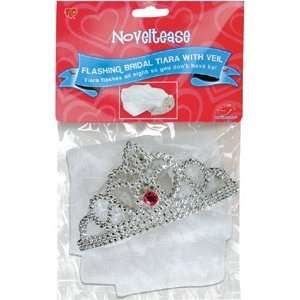  Noveltease™ Flashing Bridal Tiara with Veil
