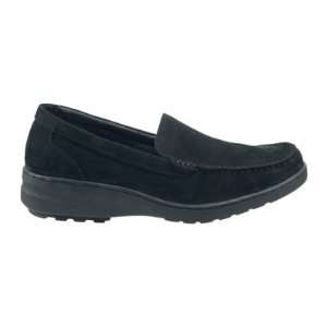  Elle Nubuck Ladies Casual Shoes (Black) Size:(6 