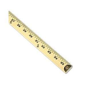    Westcott Wooden Yardstick With Brass Tips, 36