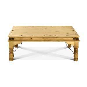  Gonzalez Rustic CEN 9 Indian Center Coffee Table, Natural 