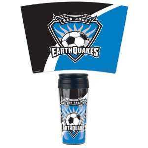 San Jose Earthquakes Official 16oz Capacity MLS Travel Mug  
