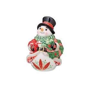  Waterford Holiday Heirlooms Bustling Snowman Bell, Dated 
