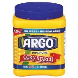 Argo 100% Pure Corn Starch 16 Oz (6 Grocery & Gourmet Food