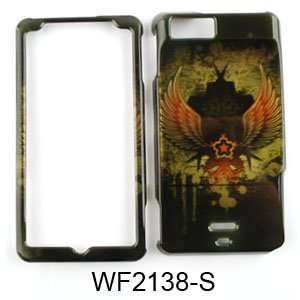 PHONE COVER FOR MOTOROLA DROID X MB810 TRANS DARK CREATURE WITH WINGS
