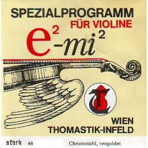    Infeld Violin E Program   Gold Plated 4/4 Size Stark Ball End, 48S