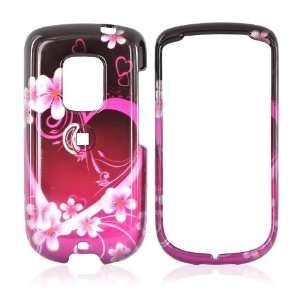  For Sprint HTC Hero Hard Case Cover Pink Heart Flowers 