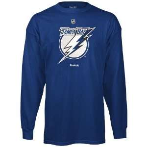  Tampa Bay Lightning  Blue  Primary Logo Long Sleeve T 