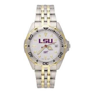   Fossil Mens LI2735 NCAA LSU Tigers Round Dial Watch Fossil Watches