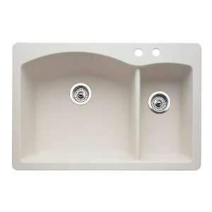   Double Basin Composite Granite Kitchen Sink 440201 2
