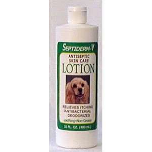    Septiderm V Antiseptic Skin Care Lotion  16 oz: Pet Supplies