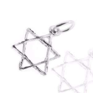 925 Sterling Silver Jewelry, Sterling Star of David Charm, Adjustable 