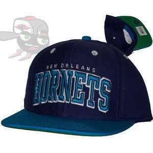  Charlotte Hornets Two Tone Block Script Snapback Hat Cap 