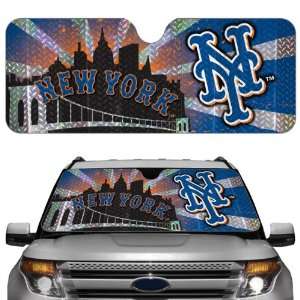 New York Mets Car Truck SUV Front Windshield Sunshade   Accordion 