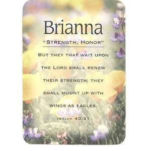 Brianna   Meaning of Brianna   Name Cards with Scripture   Pack of 3