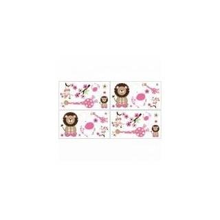 Pink and Green Jungle Friends Children and Kids Wall Border by JoJo 