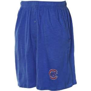    Chicago Cubs Blue Slub Sleepwear Shorts (Small)