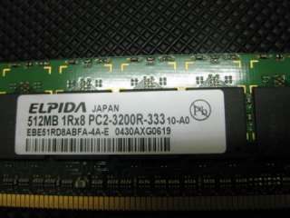 512Mb PC3200R ECC REG DDR400 Epilada 345112 051  