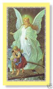 Guardian Angel Holy Cards WITH PRAYER   FREE SHIPPING  