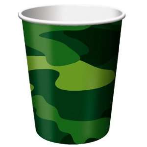  Army Themed Paper Beverage Cups