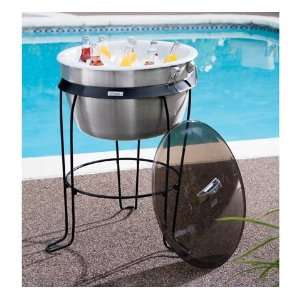  Coleman Stainless Steel Party Cooler Patio, Lawn & Garden