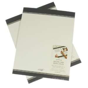  40 Hallmark Recipe Card Refill Pages 8.5x11 Printable 
