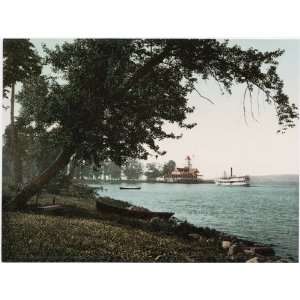   The Boat Landing, Lake Chautauqua, New York 1898: Home & Kitchen