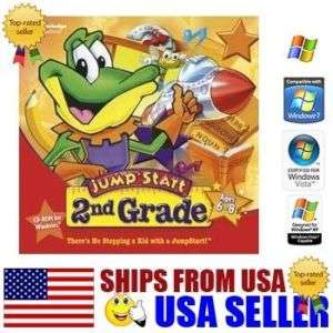Jump Start Second 2nd Grade Ages 6 8 EDUCATIONAL CD ROM  