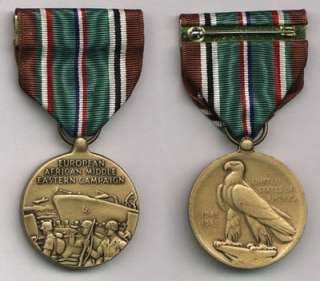 WWII European Theater Campaign Medal & Ribbon USM79  