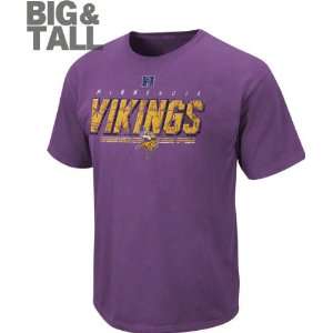  Minnesota Vikings Big & Tall Vintage Roster Pigment Dye T 