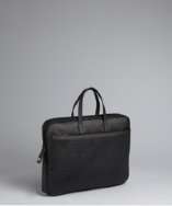 Fendi black zucca spalmati laptop bag style# 318582401