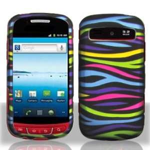 For Metropcs Samsung Admire R720 Accessory   Rainbow Zebra Design Hard 